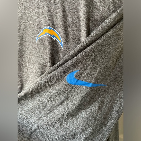 NFL Los Angeles Chargers The Nike Tee Dri-Fit Long Sleeve Shirt Men’s XL - Picture 9 of 13